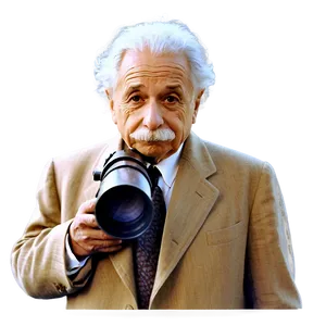 Einstein With Telescope PNG Dki PNG