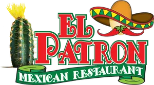El Patron Mexican Restaurant Logo PNG image