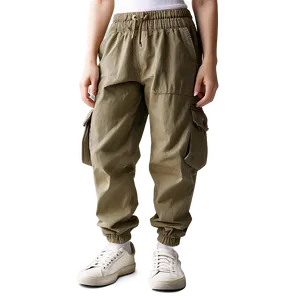 Elastic Waist Cargo Pants PNG Ebc PNG