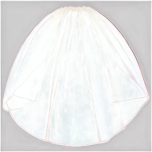 Elbow Length Wedding Veil PNG Fye94