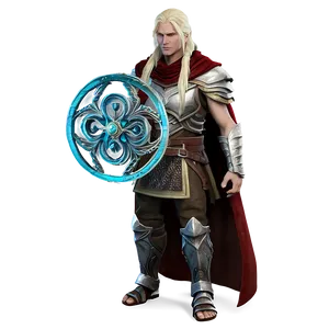 Elden Ring Character Side View PNG Graphic 33