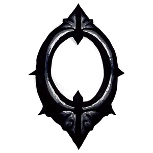 Elden Ring Symbol Black And White PNG 06282024 PNG