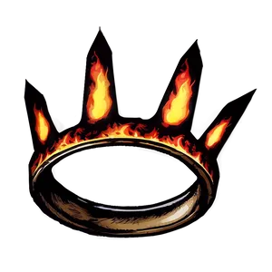 Elden Ring Symbol Fire PNG 06282024