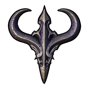 Elden Ring Symbol Metallic PNG 57