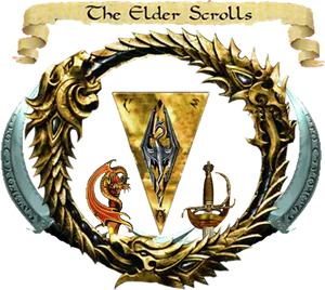Elder_ Scrolls_ Skyrim_ Logo PNG image