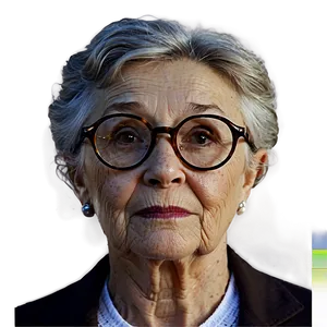 Elderly Woman In Glasses PNG 12 PNG