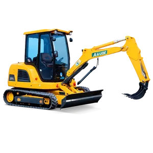 Electric Backhoe Loader PNG 23