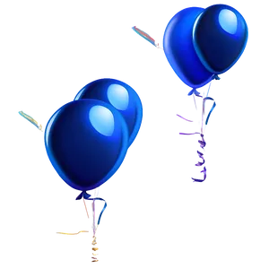 Electric Blue Balloons Png Tcd61 PNG image