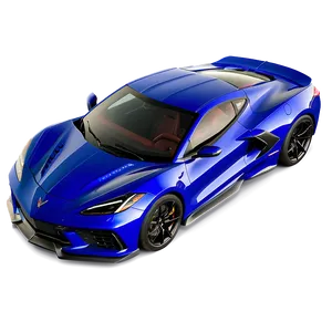 Electric Blue Corvette C8 PNG 89 PNG