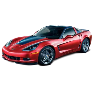 Electric Blue Corvette PNG Oxy76 PNG