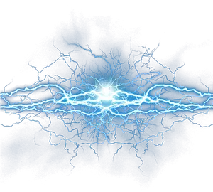 Electric_ Blue_ Lightning PNG