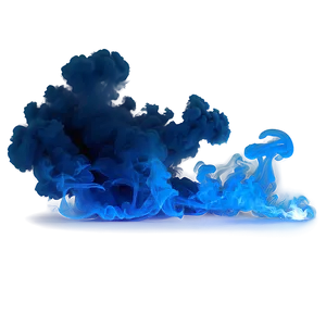 Electric Blue Smoke PNG Vwn21