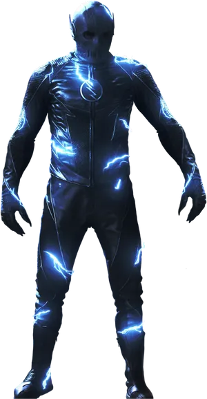 Electric Blue Superhero Costume