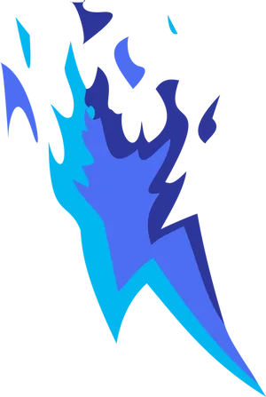 Electric_ Blue_ Thunderbolt_ Vector PNG image