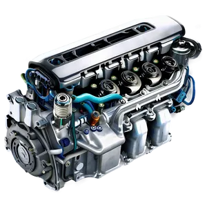 Electric Car Engine Details PNG 06262024 PNG