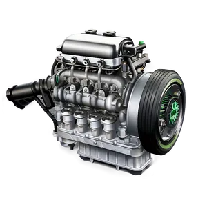 Electric Car Engine Illustration Png 06132024 PNG image