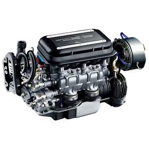 Electric Car Engine Setup PNG Lxs