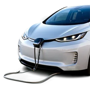 Electric Car Front View Png Lie5 PNG image