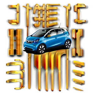 Electric City Car Graphic Png Ucg PNG image