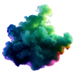 Electric Color Smoke PNG Qch PNG