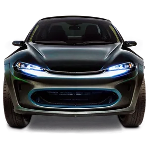 Electric Coupe Car Artwork PNG Juj58 PNG