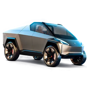 Electric Cybertruck Tesla Design PNG 93
