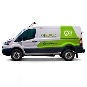 Electric Delivery Truck PNG 05042024