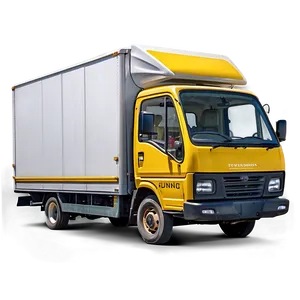 Electric Delivery Truck PNG 05042024