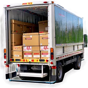 Electric Delivery Truck PNG Mbi