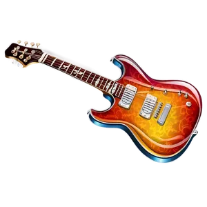 Electric Guitar Illustration Png Ssb PNG image