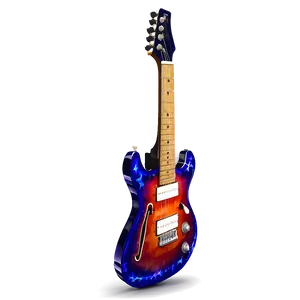 Electric Guitar On Stage PNG Hti PNG
