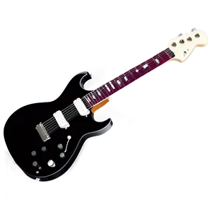 Electric Guitar Silhouette PNG Ejb