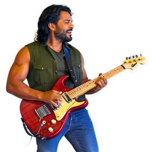 Electric Guitar Solo PNG 05252024