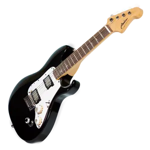 Electric Guitar With Headphones Png 91 PNG image