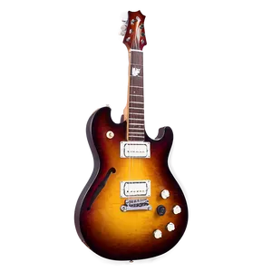 Electric Guitar With Lightning PNG Fck