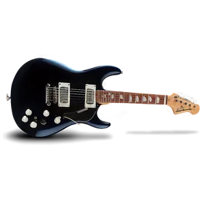 Electric Guitar With Notes PNG 05252024 PNG