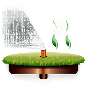 Electric Lawn Sprinkler PNG 06262024 PNG