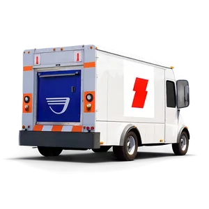 Electric Mail Truck Concept Png 98 PNG image