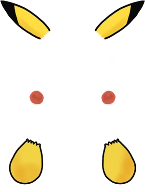 Electric Mouse Silhouette