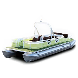 Electric Powered Pontoon Boat Png 54 PNG image