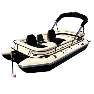 Electric Powered Pontoon Boat Png Nan67 PNG image