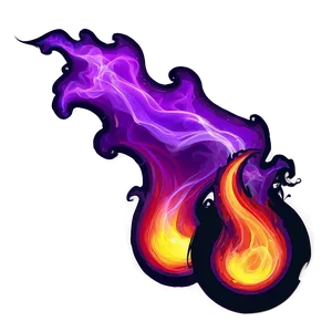 Electric Purple Fire Png 63 PNG image