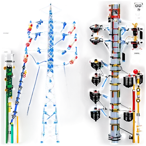 Electric Pylon Networks PNG 38 PNG