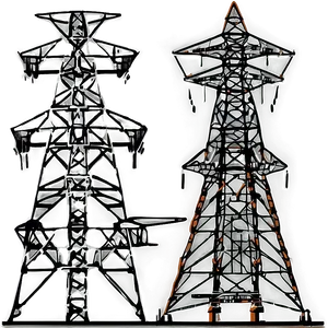 Electric Pylon Networks PNG Ruc PNG