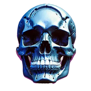 Electric Skull Face Visual PNG Vir