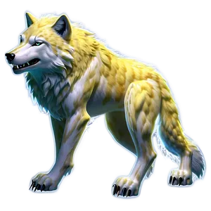 Electric Spark Wolf PNG 98 PNG