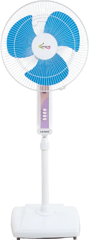 Electric Standing Fan White Background PNG image