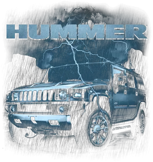 Electric Storm Hummer Vehicle PNG image