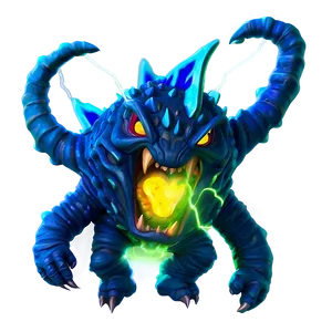 Electric Storm Monster PNG 05232024