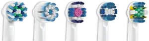 Electric Toothbrush Heads Variety PNG image